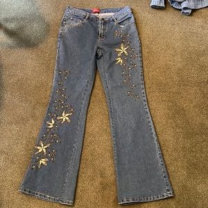 Embroidered jeans